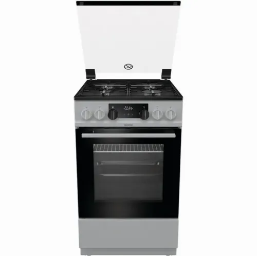 Aragaz Mixt Gorenje MEKS512S, Argintiu