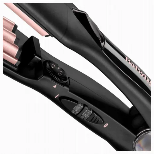 Placă de îndreptat părul BaByliss The Crimper 2165CE, Negru