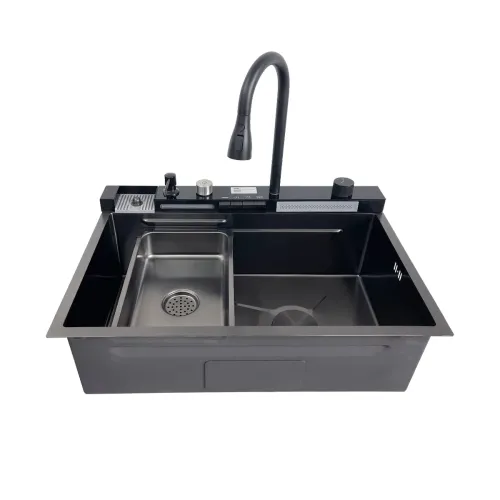 Chiuveta handmade SanDonna HD7550 (Negru)