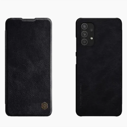Чехол книжка Nillkin Galaxy A72 - Qin LC, Чёрный