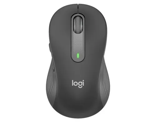 Wireless Mouse Logitech M650 L Signature, Optical, 400-4000 dpi, 5 buttons, 1xAA, 2.4GHz/BT, Black