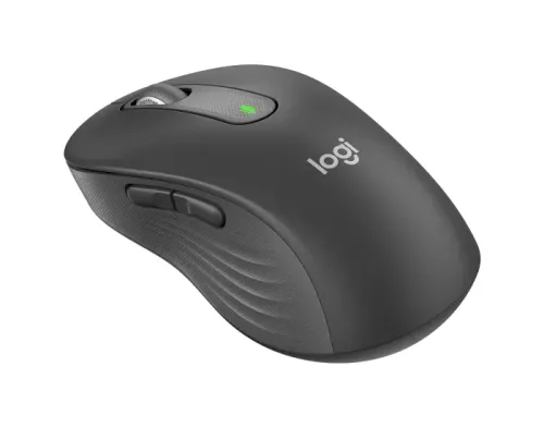 Wireless Mouse Logitech M650 L Signature, Optical, 400-4000 dpi, 5 buttons, 1xAA, 2.4GHz/BT, Black