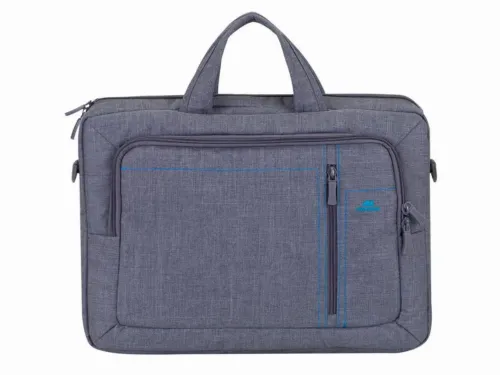 Geantă pentru Laptop RivaCase Alpendorf, 15.6", Poliester, Gri