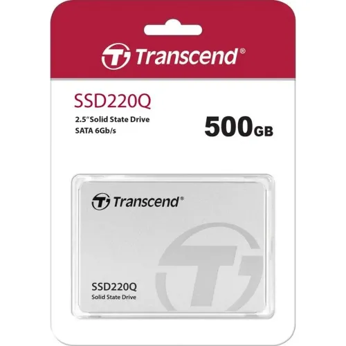 Накопитель SSD Transcend SSD220Q, 500Гб, TS500GSSD220Q