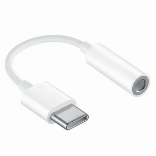Аудио адаптер Huawei CM20, USB Type-C/3.5 mm (F), 0,09м, Белый