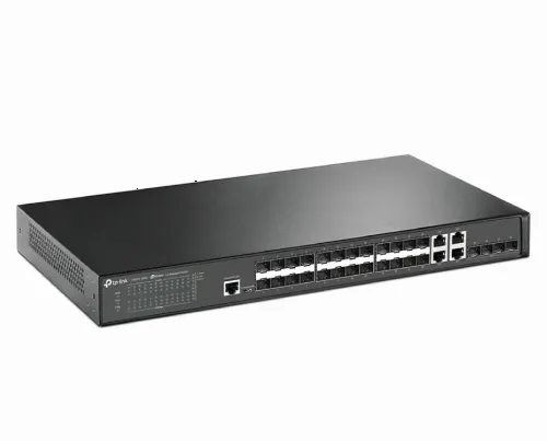 Switch de rețea TP-LINK T2600G-28SQ, 24x 10/100/1000 Mbps, 4x SFP+