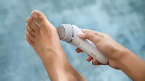Pilă electrică pentru călcâie PHILIPS BCR430/00, Alb
