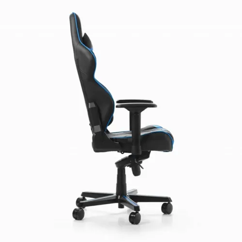 Игровое кресло DXRacer Racing Pro, Искусственная кожа, Черный/Синий