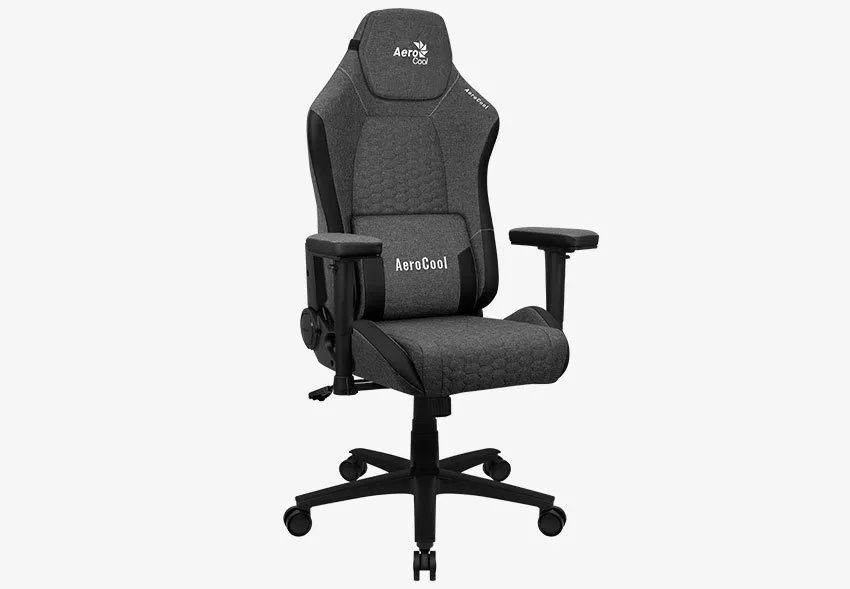 Gaming Chair AeroCool Crown AeroWeave Ash Black, User max load up to 150kg / height 170-190cm