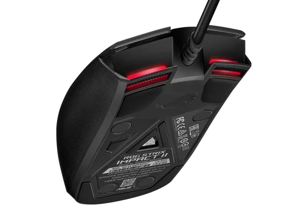 Игровая мышь ASUS ROG Strix Impact II, Чёрный