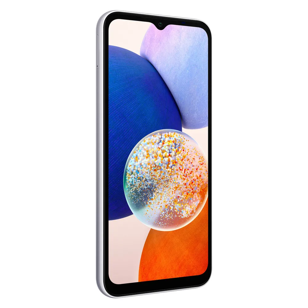 Смартфон Samsung Galaxy A14, 4Гб/128Гб, Серебристый