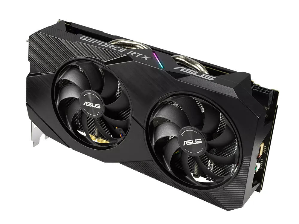 Видеокарта ASUS DUAL-RTX2060-O12G-EVO, 12ГБ GDDR6 192бит