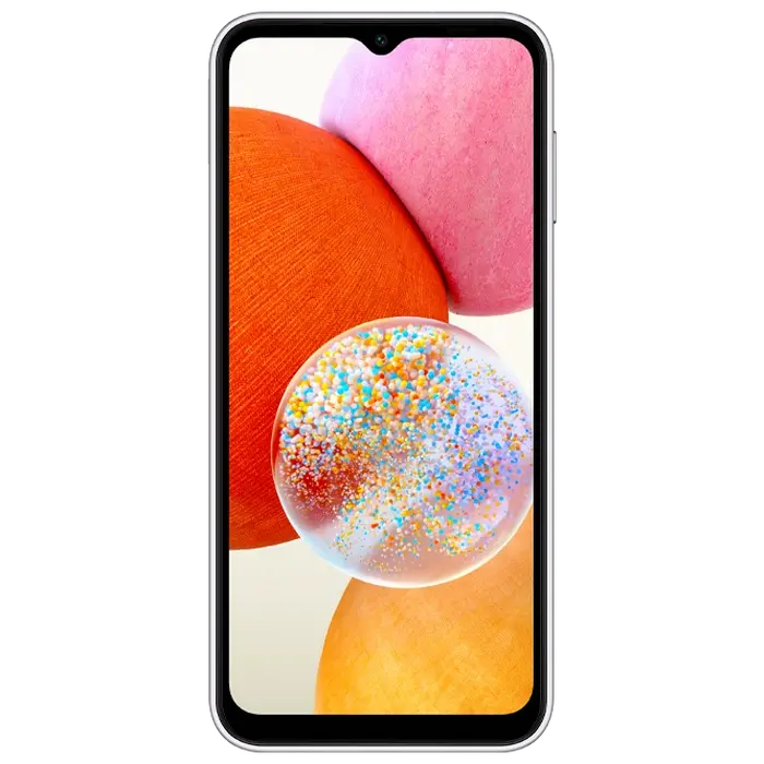Смартфон Samsung Galaxy A14, 4Гб/128Гб, Серебристый