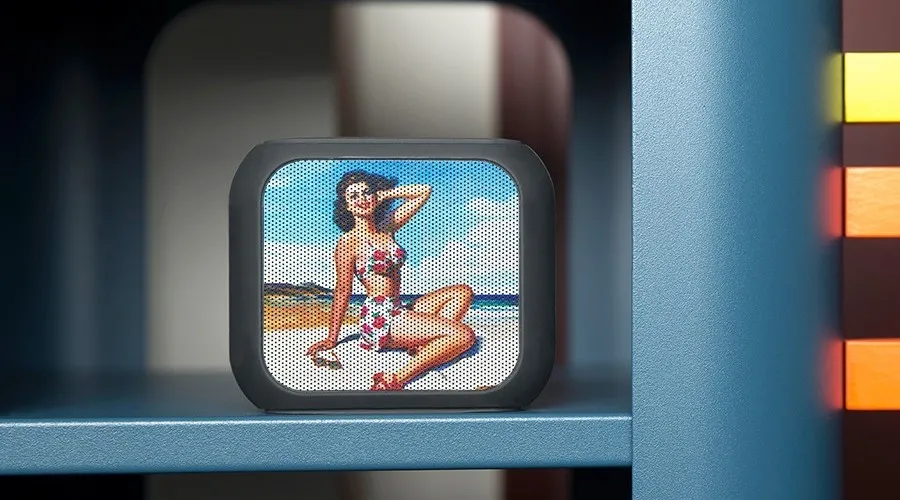 Портативная колонка MUSE M-312 PIN UP, Разноцветный