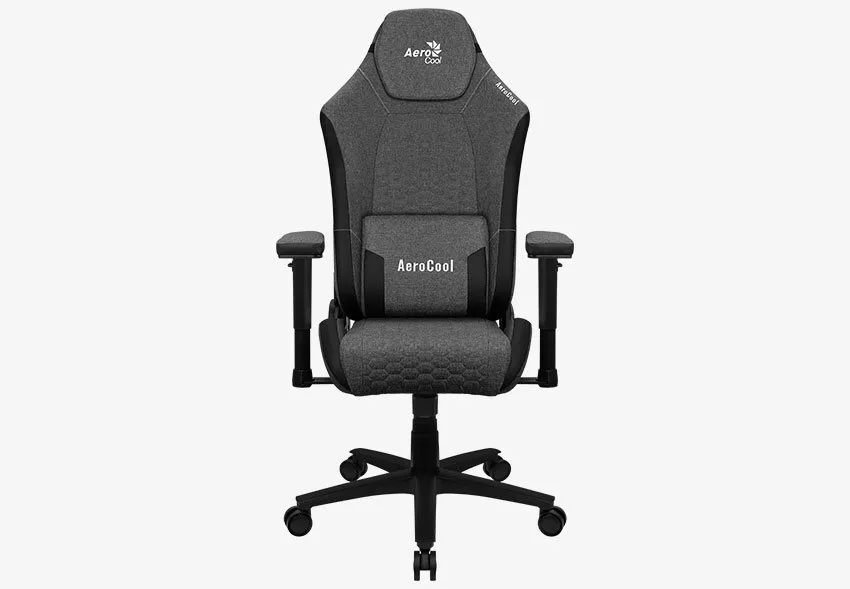 Gaming Chair AeroCool Crown AeroWeave Ash Black, User max load up to 150kg / height 170-190cm