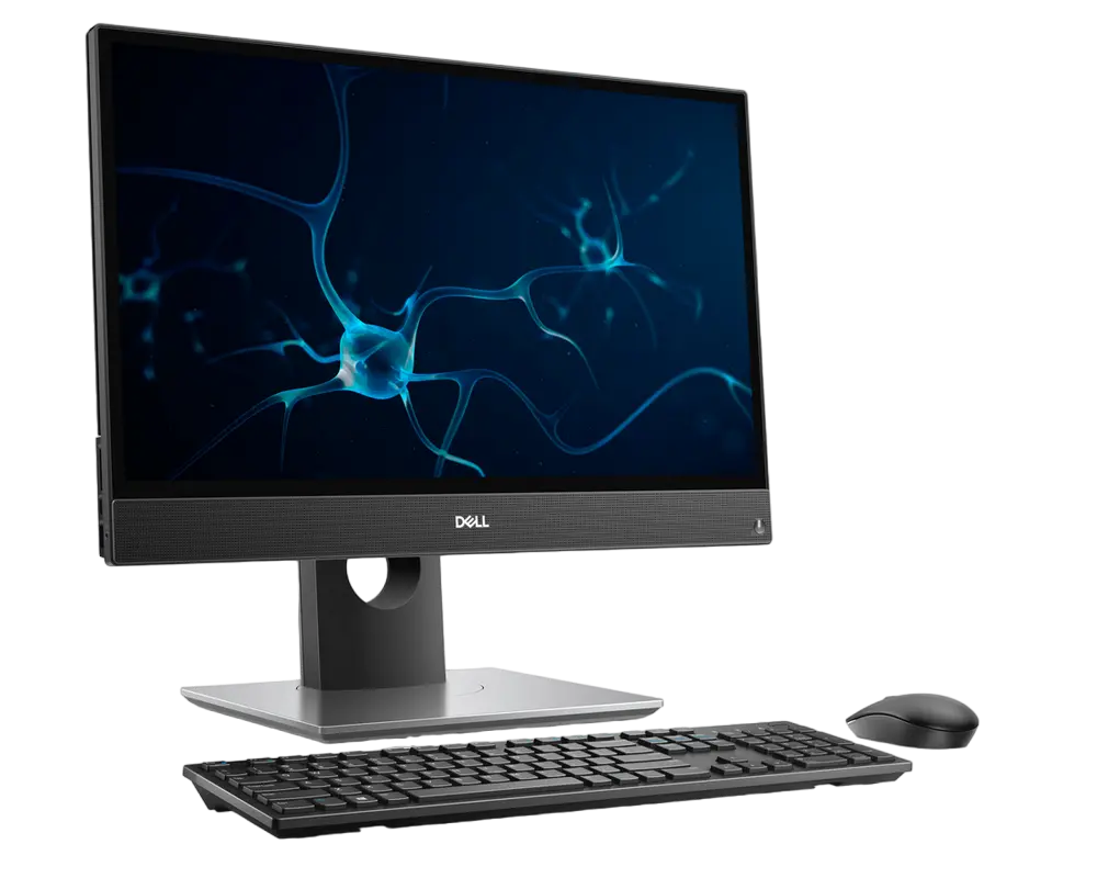 Computer All-in-One DELL OptiPlex 3280, 21,5", Intel Core i3-10105T, 8GB/256GB, Linux Ubuntu, Negru