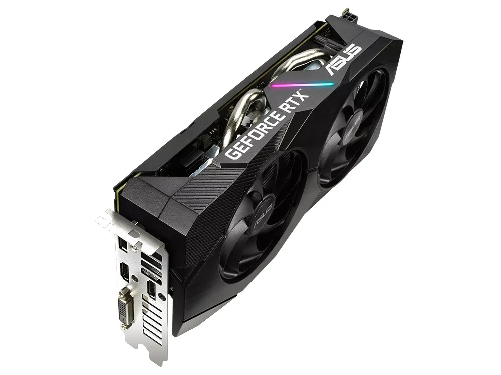 Видеокарта ASUS DUAL-RTX2060-O12G-EVO, 12ГБ GDDR6 192бит