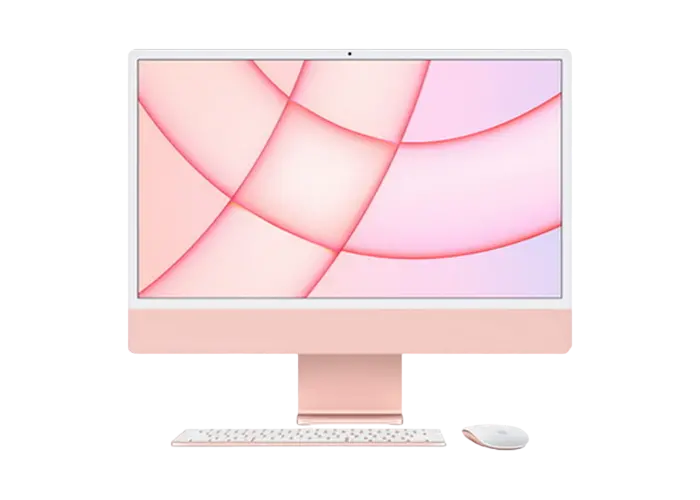 Моноблок Apple iMac A2438, M1 with 8-core CPU and 8-core GPU, 16ГБ/512Гб, macOS Big Sur, Розовый