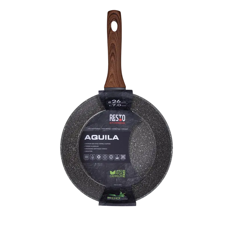 Tigaie adâncă RESTO 93053, 26cm, Gri