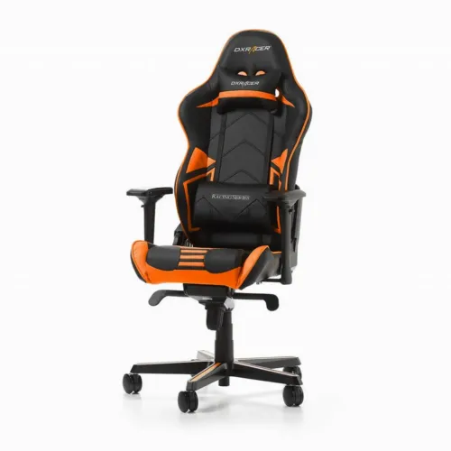 Игровое кресло DXRacer Racing Pro, Искусственная кожа, Чёрный/Оранжевый