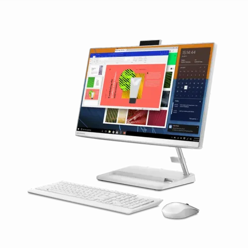 Computer All-in-One Lenovo IdeaCentre 3 22ITL6, 21,5", Intel Pentium Gold 7505, 4GB/256GB, Fără SO, Alb