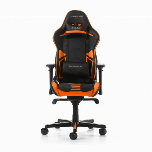 Игровое кресло DXRacer Racing Pro, Искусственная кожа, Чёрный/Оранжевый