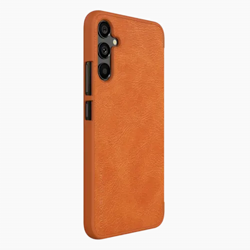 Чехол книжка Nillkin Galaxy A34 - Qin LC, Коричневый