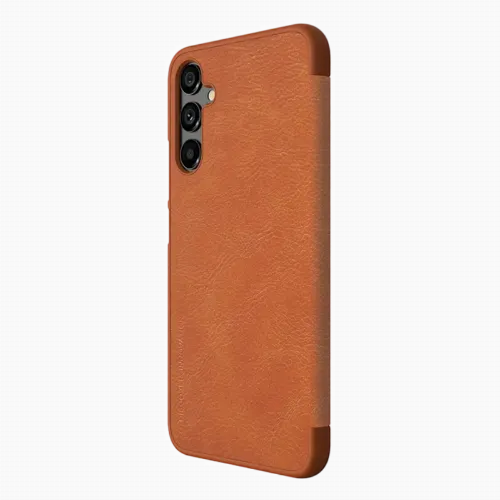 Чехол книжка Nillkin Galaxy A34 - Qin LC, Коричневый