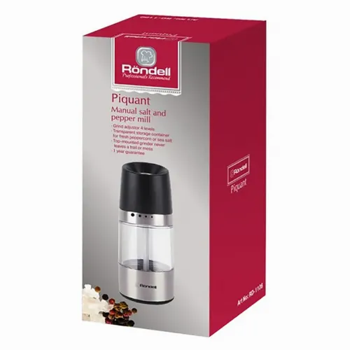 Измельчитель для соли и перца Rondell RD-1106, Нержавеющая сталь