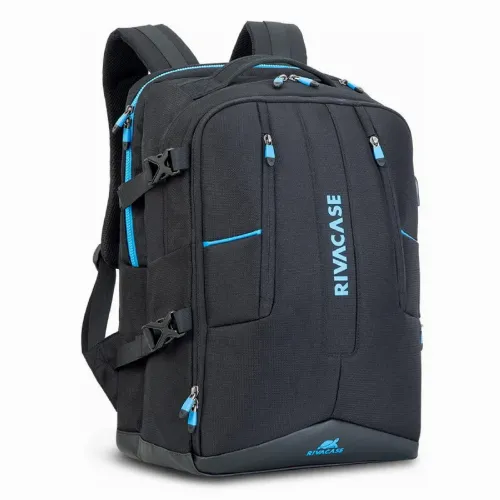 Rucsac pentru Laptop RivaCase Borneo, 17.3", Poliester, Negru