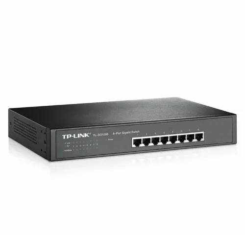 Switch de rețea TP-LINK TL-SG1008, 8x 10/100/1000 Mbps