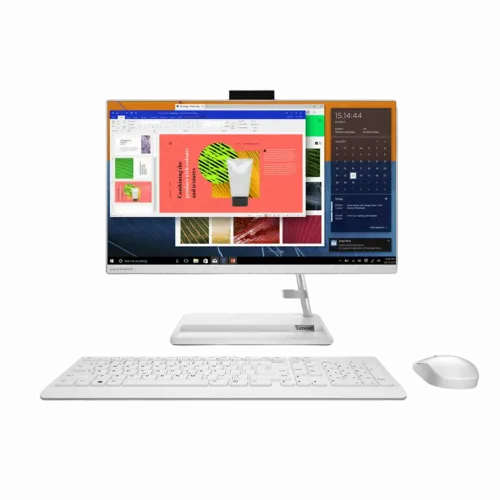 Computer All-in-One Lenovo IdeaCentre 3 22ITL6, 21,5", Intel Pentium Gold 7505, 4GB/256GB, Fără SO, Alb