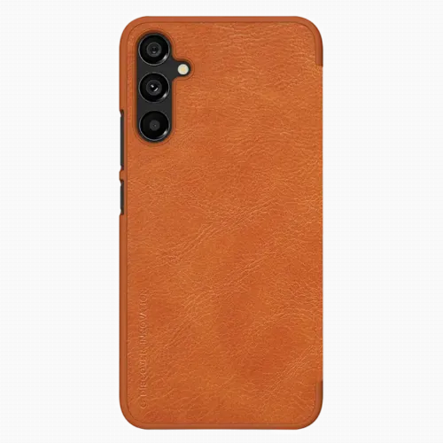 Чехол книжка Nillkin Galaxy A34 - Qin LC, Коричневый