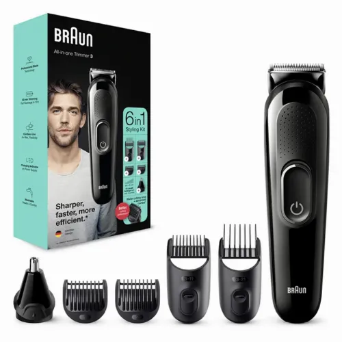 Мужской Триммер Braun MGK3320, Чёрный