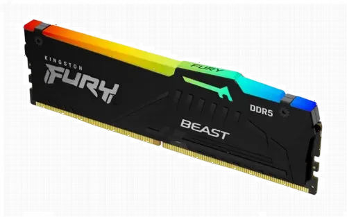 Memorie RAM Kingston FURY Beast RGB, DDR5 SDRAM, 5200 MHz, 32 GB, KF552C40BBA-32