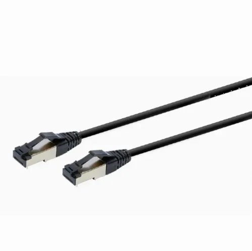 Patch cord Cablexpert PP8-LSZHCU-BK-0.5M, Cat8 S/FTP, 0,5m, Negru