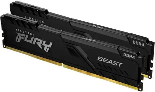 Оперативная память Kingston FURY Beast, DDR4 SDRAM, 2666 МГц, 16Гб, KF426C16BBK2/16