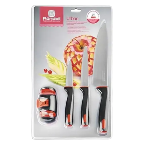 Set de Cuțite Rondell RD-1011, Negru