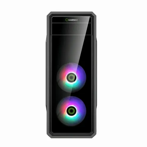 Компьютерный корпус Gamemax G561-FRGB, Midi-Tower, ATX, Чёрный