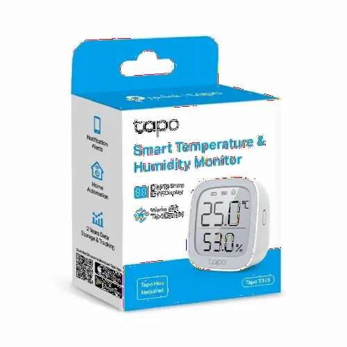 Smart senzor de temperatura și umiditate TP-LINK Tapo T315, Alb