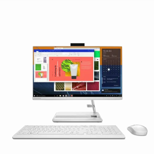 Computer All-in-One Lenovo IdeaCentre 3 22ITL6, 21,5", Intel Pentium Gold 7505, 4GB/256GB, Fără SO, Alb