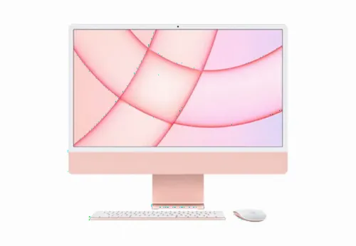Computer All-in-One Apple iMac A2438, M1 with 8-core CPU and 8-core GPU, 16GB/512GB, macOS Big Sur, Roz