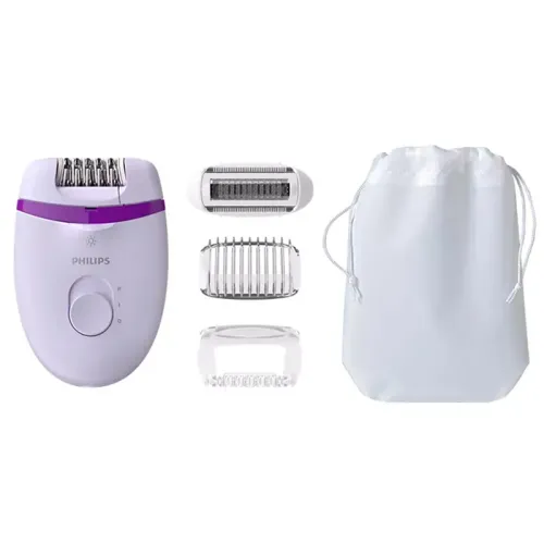 Эпилятор Philips BRE275/00, Белый | Фиолетовый