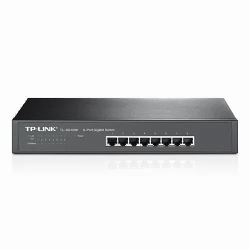 Switch de rețea TP-LINK TL-SG1008, 8x 10/100/1000 Mbps