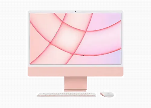 Computer All-in-One Apple iMac A2438, M1 with 8-core CPU and 8-core GPU, 16GB/512GB, macOS Big Sur, Roz