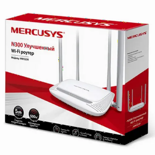 Router fără fir MERCUSYS MW325R, Alb