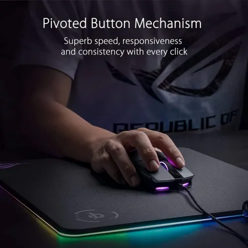 Gaming Mouse ASUS ROG Strix Impact II, Negru