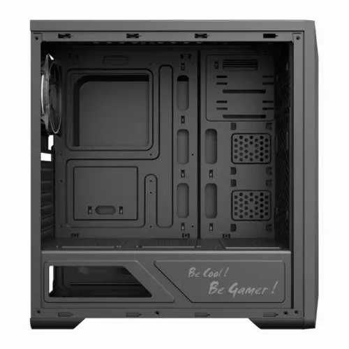 Carcasă PC Gamemax Shine, Midi-Tower, ATX, Negru