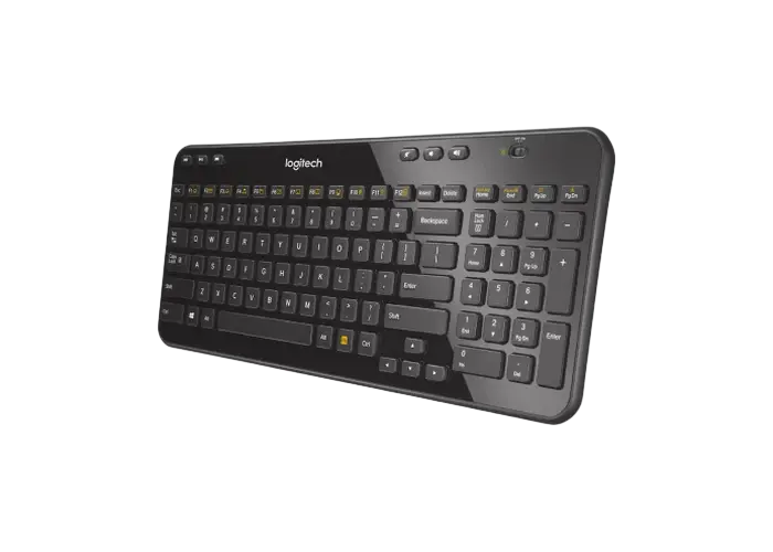 Клавиатура Logitech K360, Беспроводное, Чёрный