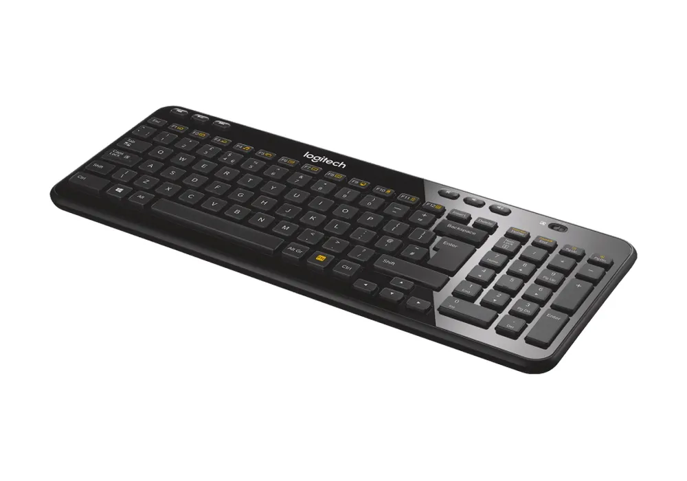 Клавиатура Logitech K360, Беспроводное, Чёрный